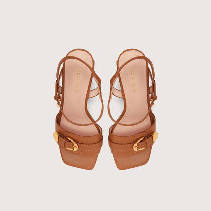 Magalù Smooth Heeled Sandals