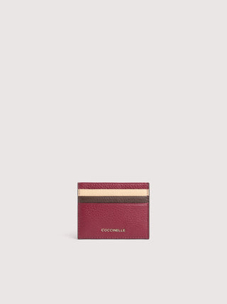 Coccinelle Metallic Tricolor Card Holder