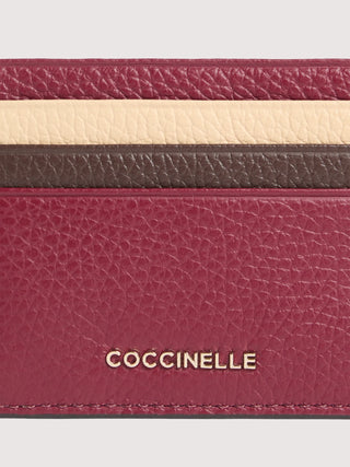 Coccinelle Metallic Tricolor Card Holder