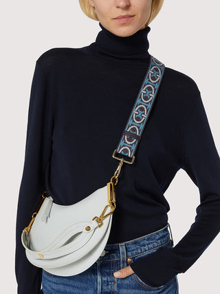 Coccinelle Monogram Tricolor Shoulder Strap