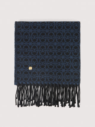 Coccinelle Monogram Wool Scarf