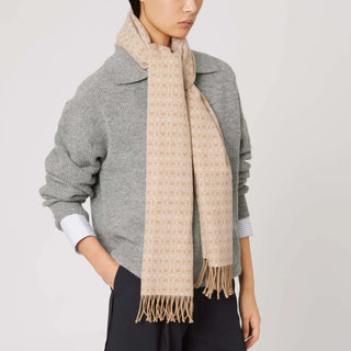 Coccinelle Monogram Wool Scarf