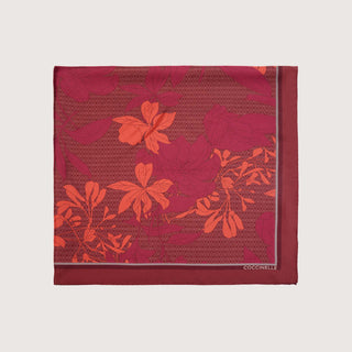 Floral Monogram Foulard