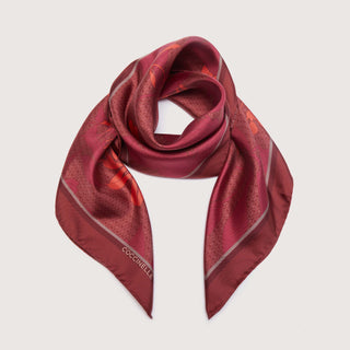 Floral Monogram Foulard